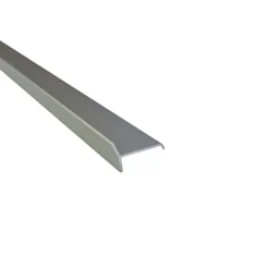 Geen Lekdorpel aluminium zilver 25x19x1x2000mm