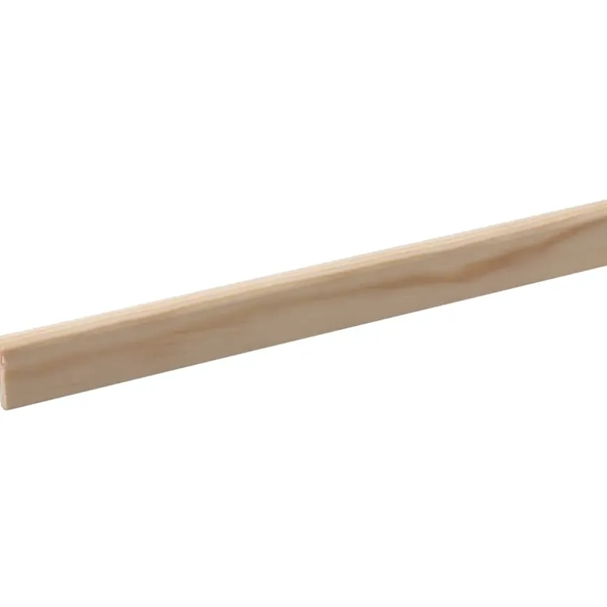 Lijst hockeystick grenen 9x27 mm lengte 270 cm
