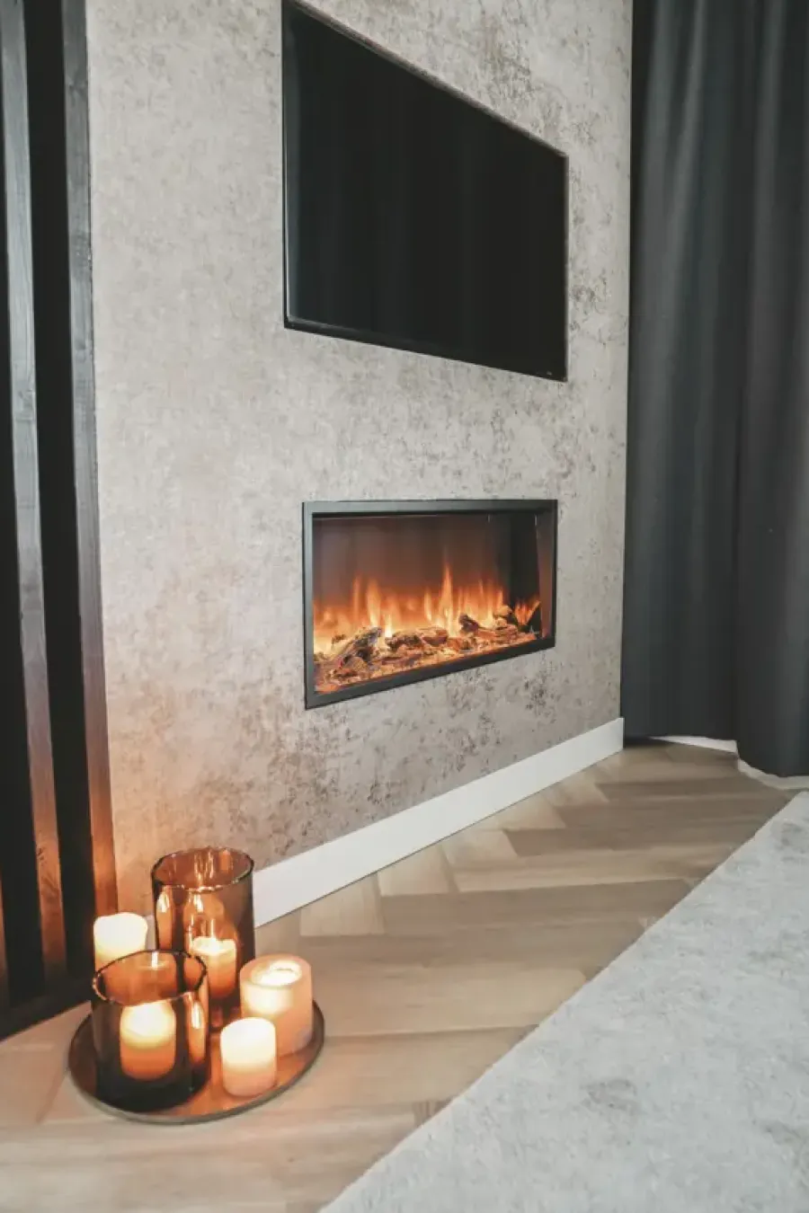 Livin' flame Livn Inbouwhaard Marly WiFi