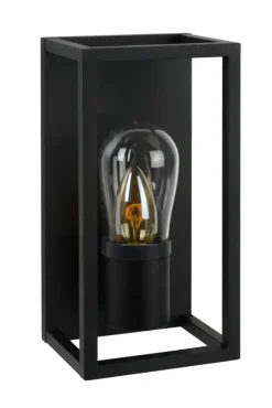 Lucide badkamer wandlamp Carlyn zwart