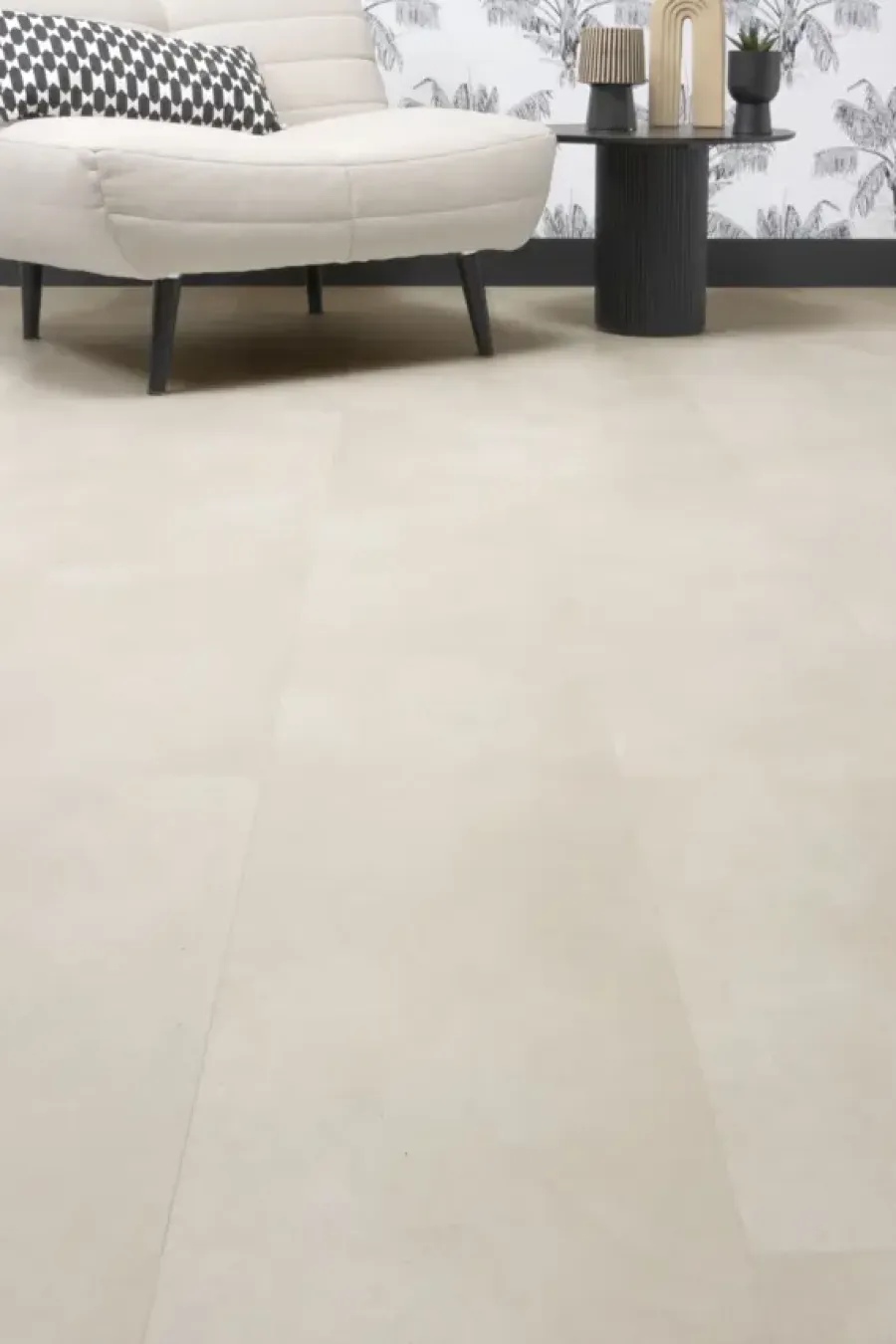 Lundia click PVC Intens Ivar lichtgrijs steenlook