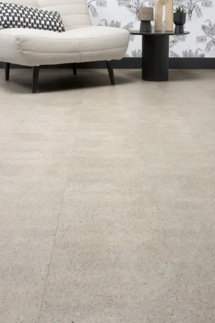 Lundia click PVC Intens Lennart lichtgrijs steenlook