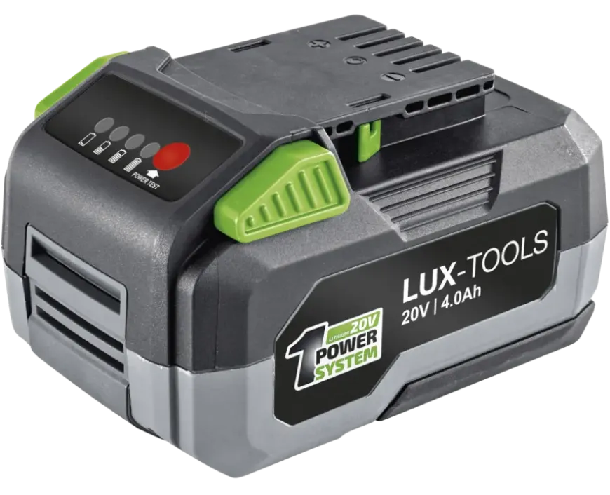 LUX 20V set accu 4,0Ah + lader