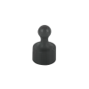 Fix-o-moll Magneet pion Neodym zwart 12x20mm 4 stuks