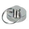 Fix-o-moll Magneet sleutelhanger Neodymium zilver 20mm 2 stuks