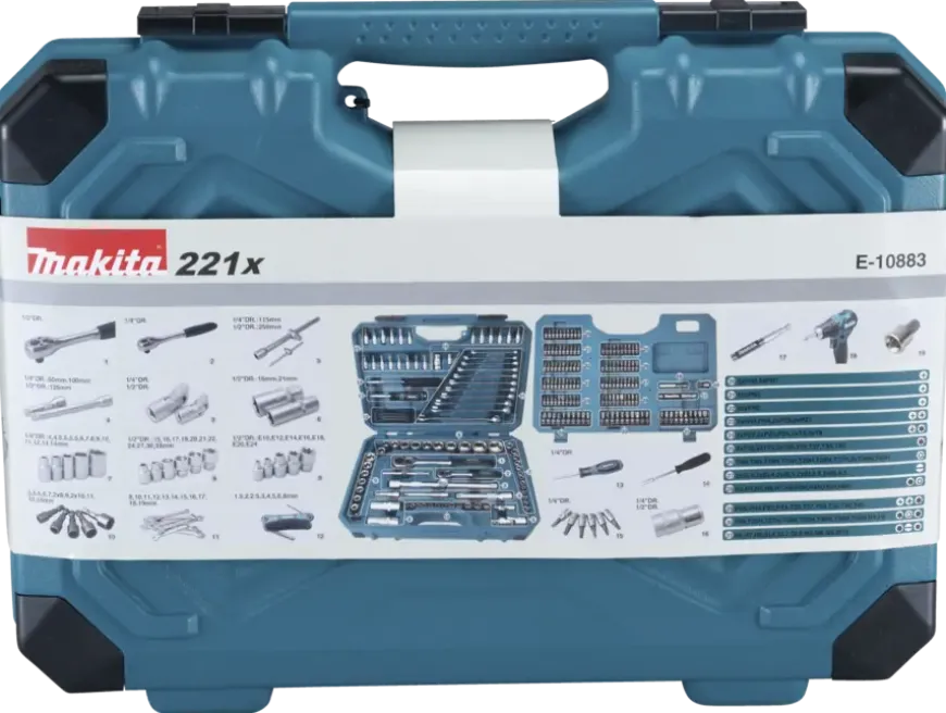 Makita accessoiresset 221-delig in koffer E-10883