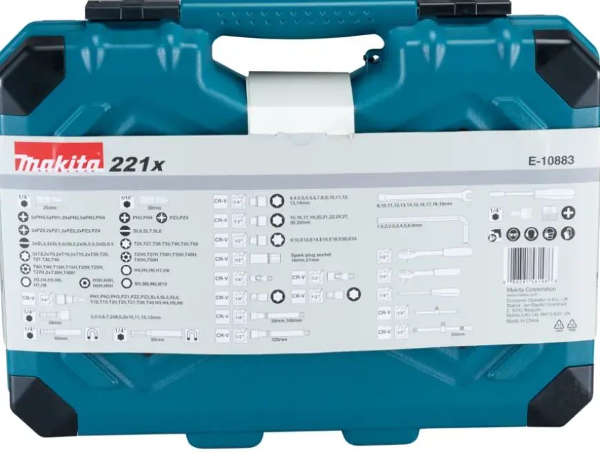 Makita accessoiresset 221-delig in koffer E-10883