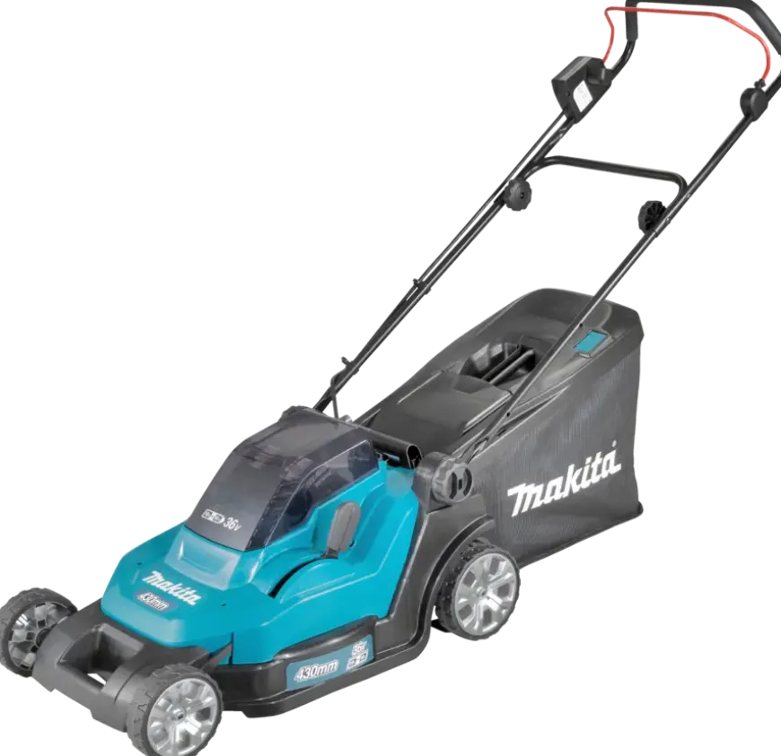 Makita 2x18V LXT grasmaaier DLM432PT2 43 cm incl. 2x 5,0Ah accu + duolader