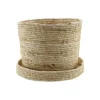 Geen Mand mais husk inclusief deksel naturel D28H24CM