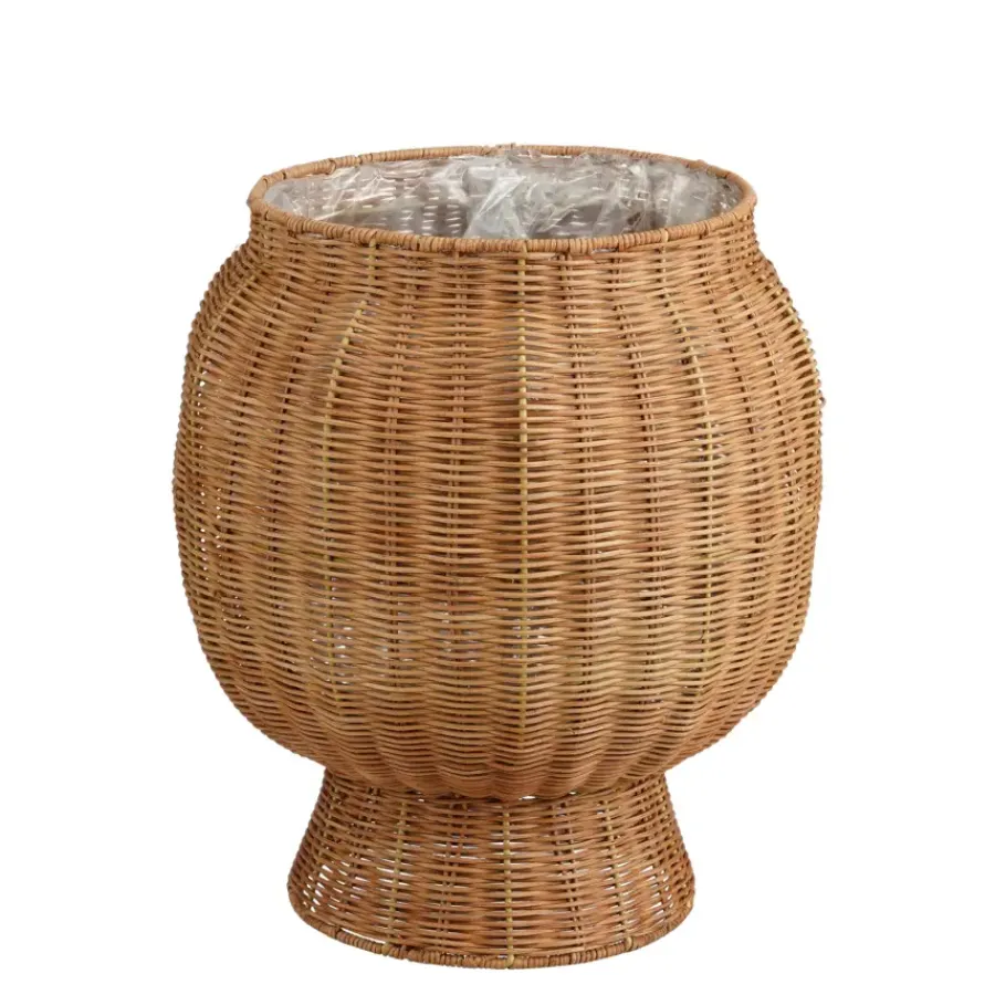 Geen Mand rond bruin - h37xd33cm