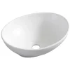 Marho Ablua waskom ovaal 40 x 33 x 14,5 cm keramiek mat wit