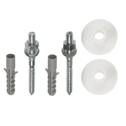Marho fonteinset compleet rechts Ondine S mini wit + geborsteld messing