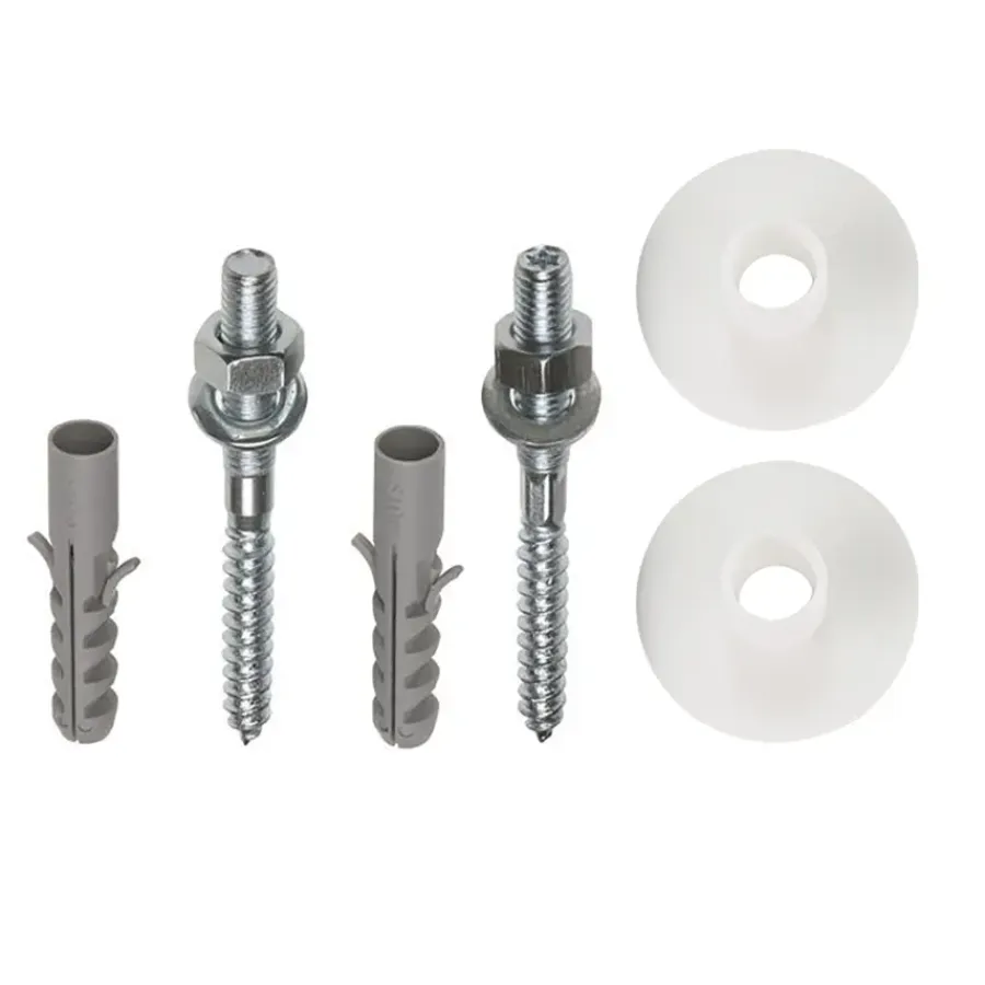 Marho fonteinset compleet rechts Ondine S mini wit + geborsteld messing