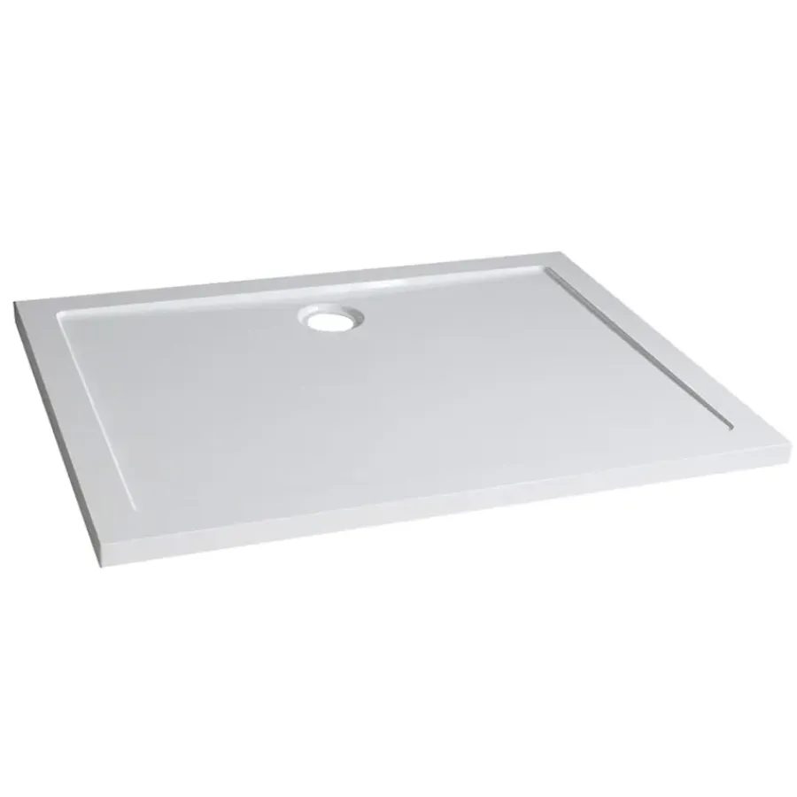 Marho Luxe douchebak rechthoek glanzend wit 120 x 90 x 4 cm