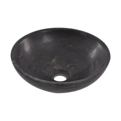 Marho Nudo waskom rond 32 x 12 cm hardsteen gezoet