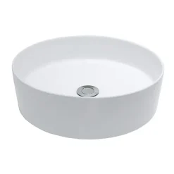Marho Qira waskom rond 40 x 12 cm keramiek mat wit