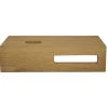 Marho Tarn wastafelblad toilet links 40 x 21 x 10 cm massief hout
