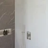 Marho Valdra regendouche set inbouw met thermostaatkraan 25 cm chroom