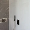 Marho Valdra regendouche set inbouw met thermostaatkraan 30 cm mat zwart