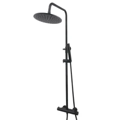 Marho Valdra thermostatische regendouche set opbouw mat zwart