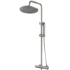 Marho Valdra thermostatische regendouche set opbouw geborsteld staal