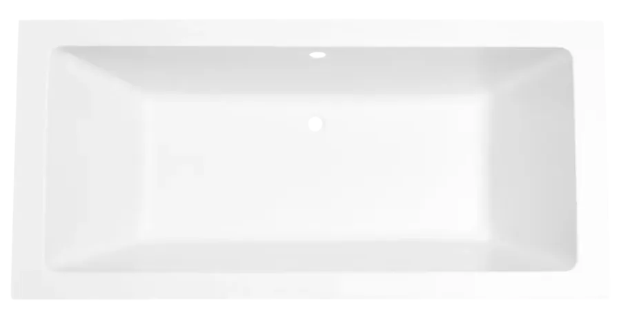 Marho Zephyra SQ inbouw duo ligbad glanzend wit 190 x 90 x 49 cm
