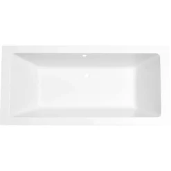 Marho Zephyra SQ inbouw duo ligbad mat wit 180 x 80 x 49 cm