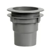 Martens bakgoot 125 mm uitloop met wartel grijs 70-80 mm