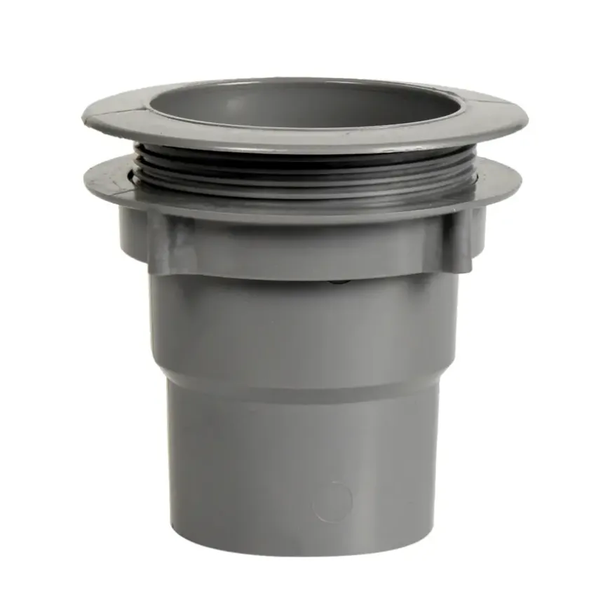 Martens bakgoot 125 mm uitloop met wartel grijs 70-80 mm