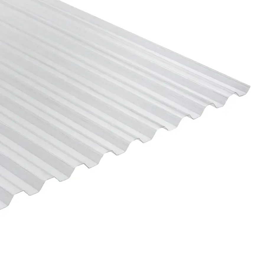 Martens Damwandplaat / Trapezeplaat PVC Transparant 92,8x214 cm