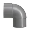 Martens PVC Bocht 90° Grijs Mof/ Verjongd 80 mm