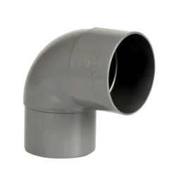 Martens PVC Bocht 90° Grijs Mof/ Verjongd 80 mm
