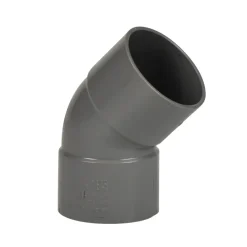 Martens PVC bocht 45° grijs 2x mof 50 mm