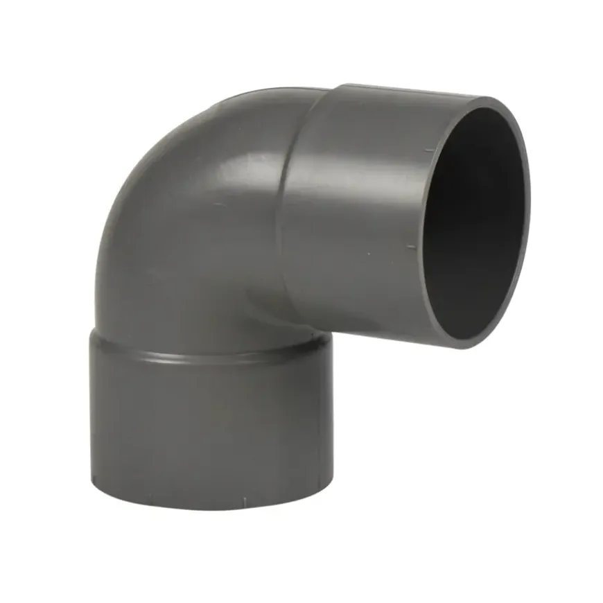 Martens PVC bocht 90° grijs 2x mof 50 mm
