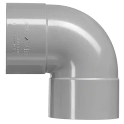 Martens PVC bocht 90° grijs 2x mof 110 mm