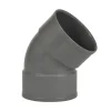 Martens PVC bocht 45° grijs 2x mof 110 mm