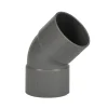 Martens PVC bocht 45° grijs 2x mof 40 mm