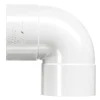 Martens PVC bocht 90° wit 2x mof 40 mm