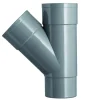 Martens PVC T-stuk 45° Mof/ Verjongd 100 x 100 mm