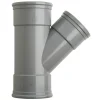 Martens PVC T-stuk 45° 3x manchet 125x110 mm