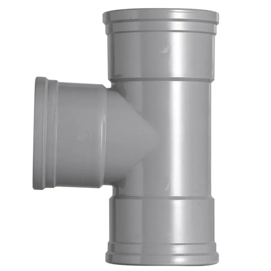 Martens PVC T-stuk 90° 3x manchet 125x125 mm