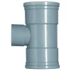 Martens PVC T-stuk 90° 2x manchet 110x75 mm