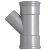 Martens PVC T-stuk 45° 3x manchet 125x75 mm