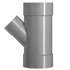 Martens PVC T-stuk 45° 3x Mof 125 x 75 mm