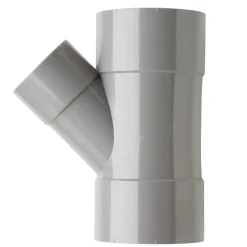 Martens PVC T-stuk 45° 3x Mof 75 x 50 mm