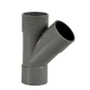 Martens T-stuk 45 Graden Mof gGrijs 40 mm