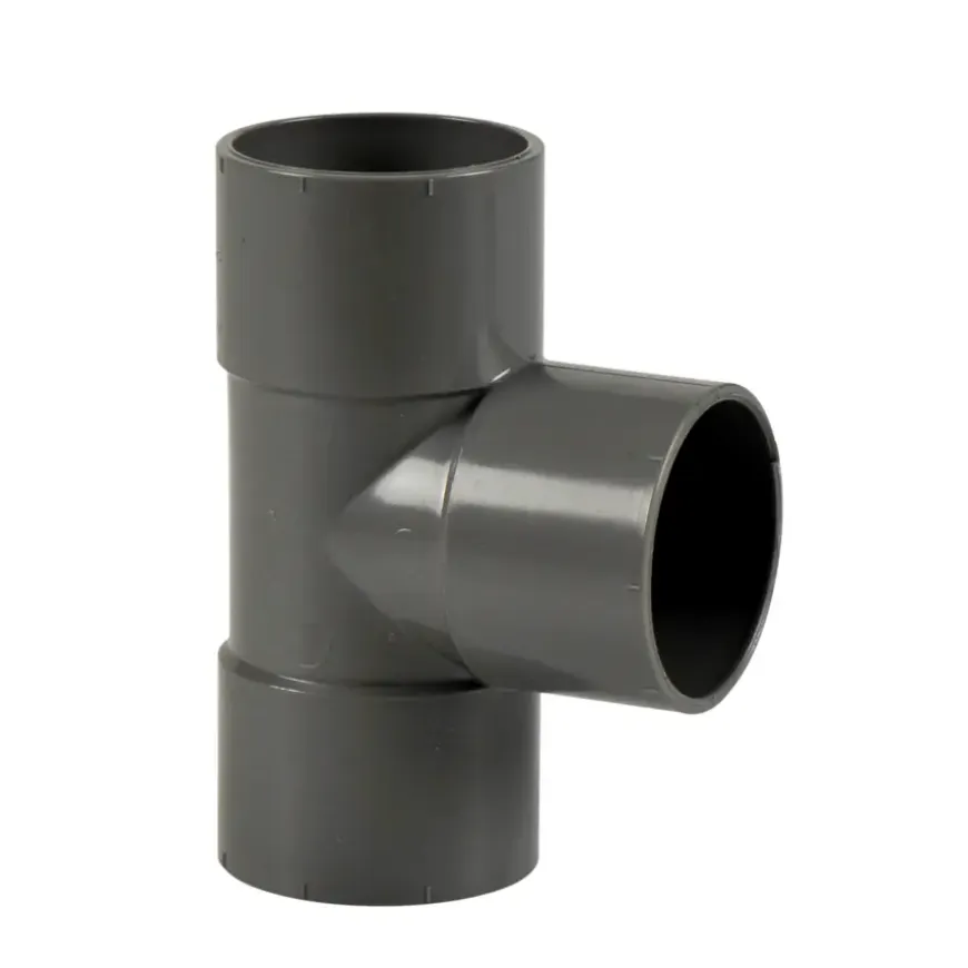 Martens t-stuk 90 graden mof grijs 40 mm