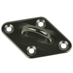 Mastoog ruit RVS 60 x 37mm