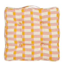 Geen Matraskussen 45 x 45 x 7 cm oranje