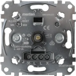 Merten inbouw dimmer led/gloei/halogeen 4-400 watt